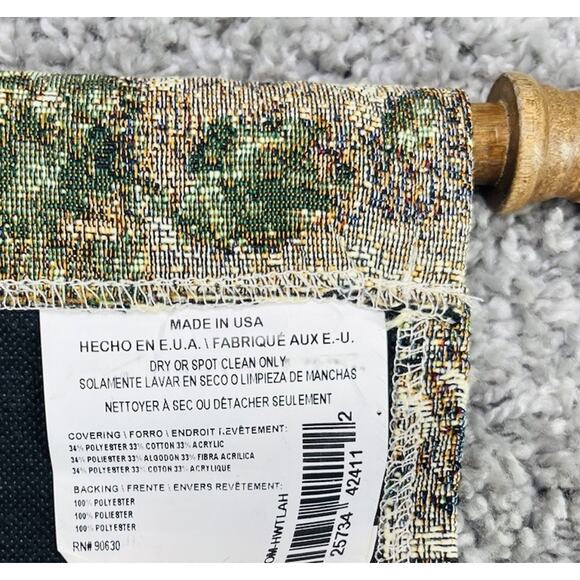 VTG Lena Liu Angel of Light Religious Wall Art Hanging Tapestry Wooden Rod Decor - Picture 5 of 8